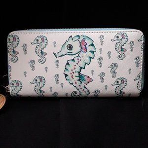 SEAHORSE COASTAL WALLET